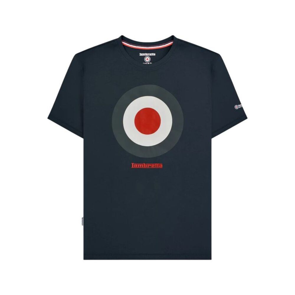 Lambretta Mens Target Cotton T-Shirt / Navy
